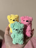 Gummy Bear Crochet Keychain - Handmade